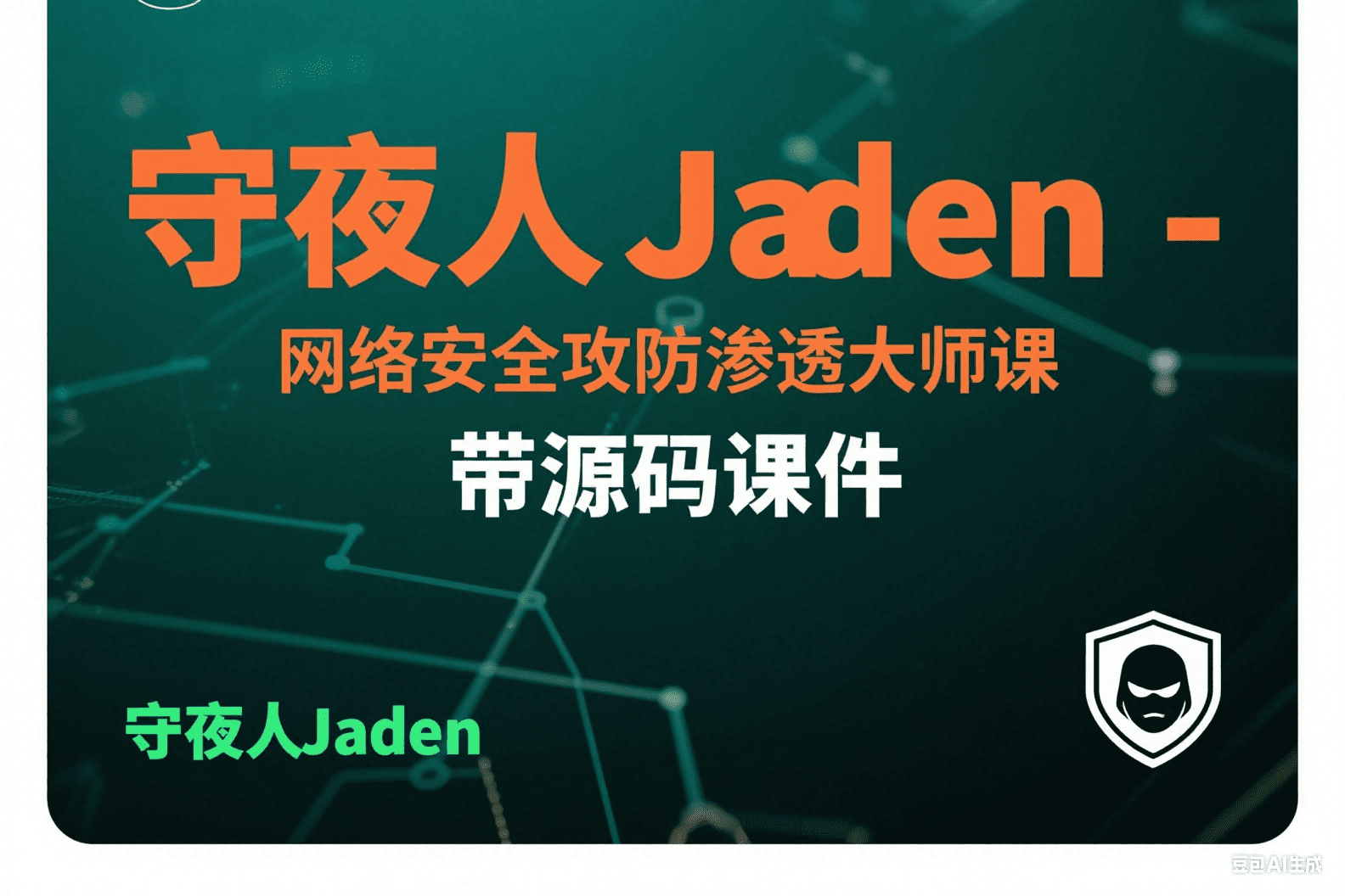守夜人Jaden – 网络安全攻防渗透大师课 – 带源码课件