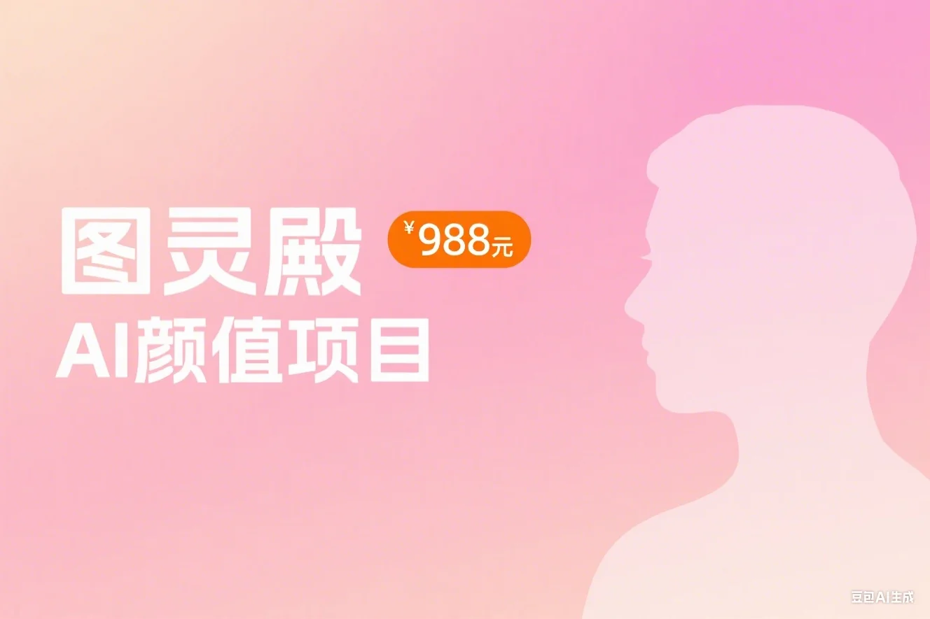 图灵殿988元AI颜值美女项目