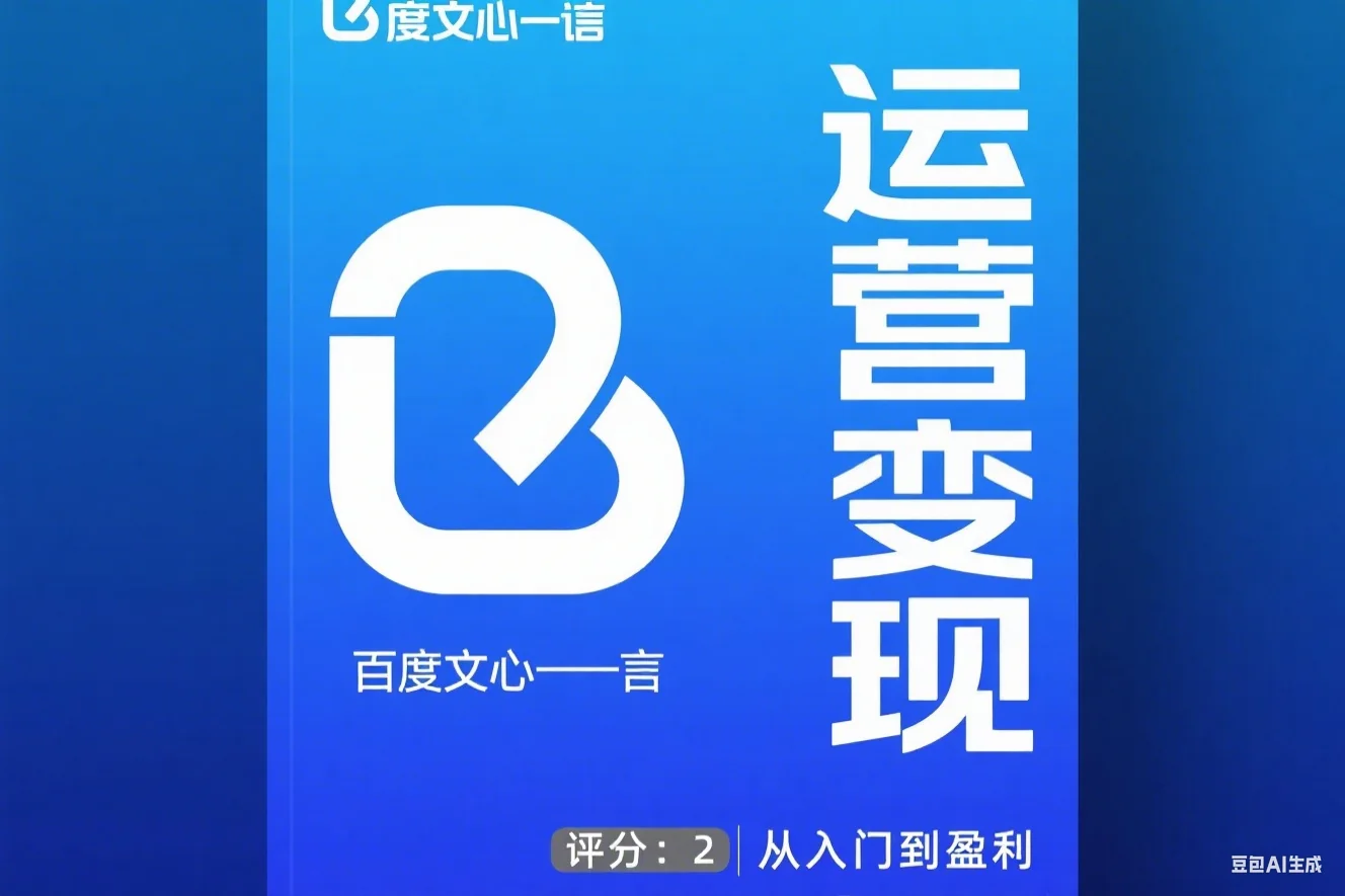 百度·文心一言AI·运营变现(评分：2)