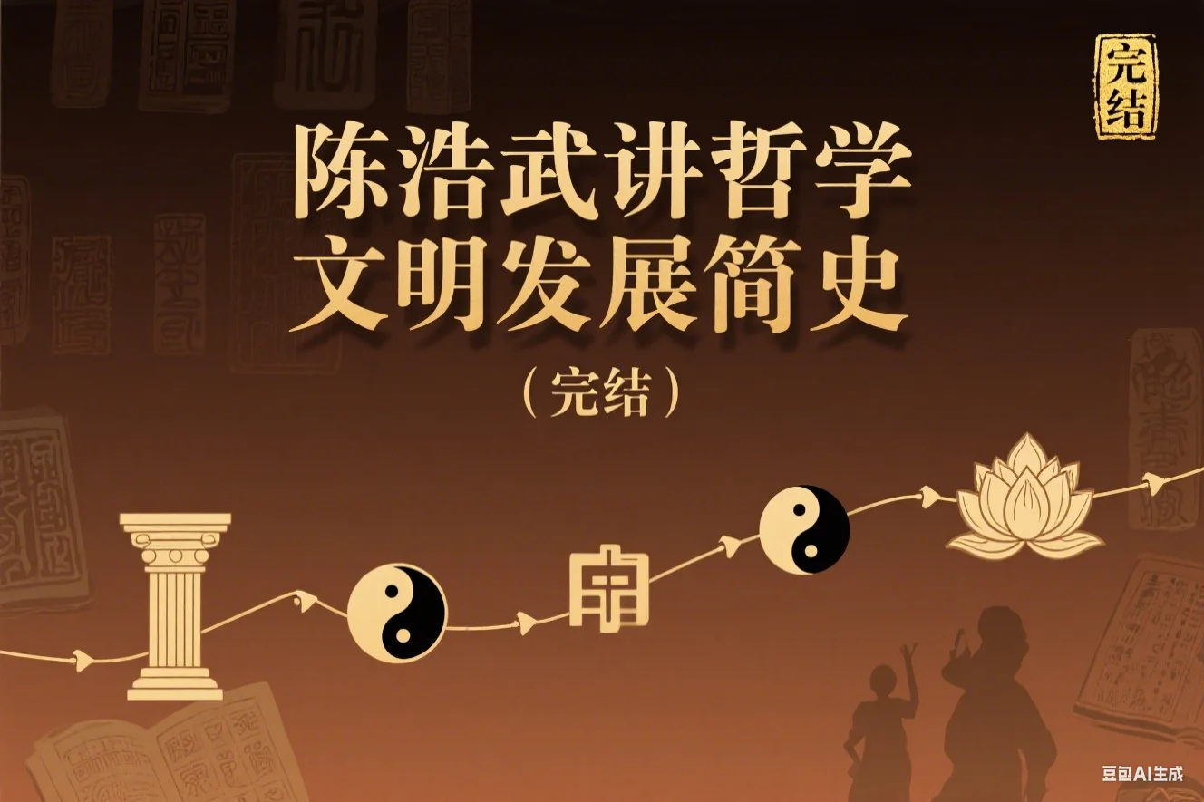 陈浩武讲哲学文明发展简史（完结）