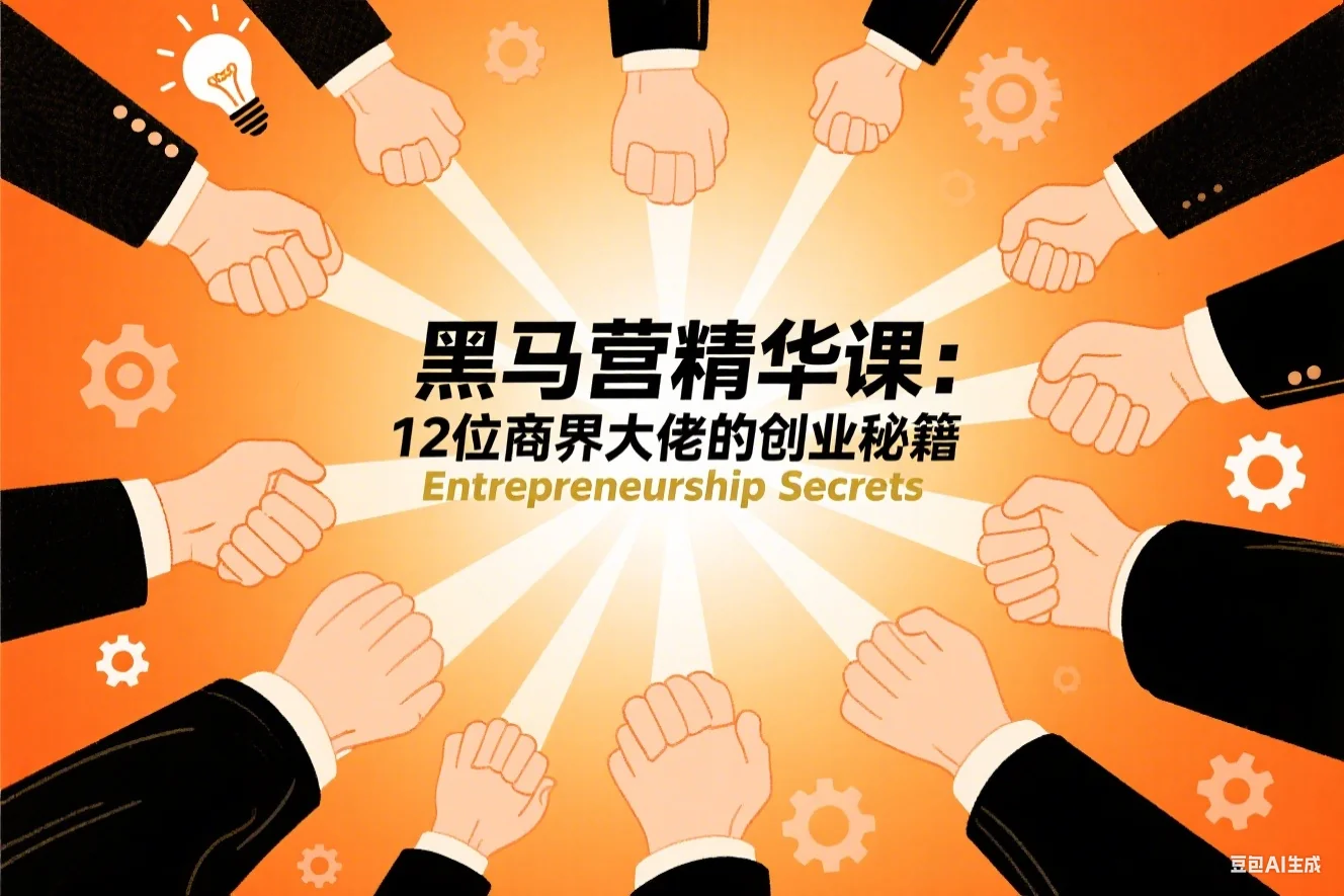 黑马营精华课：12位商界大佬的创业秘籍