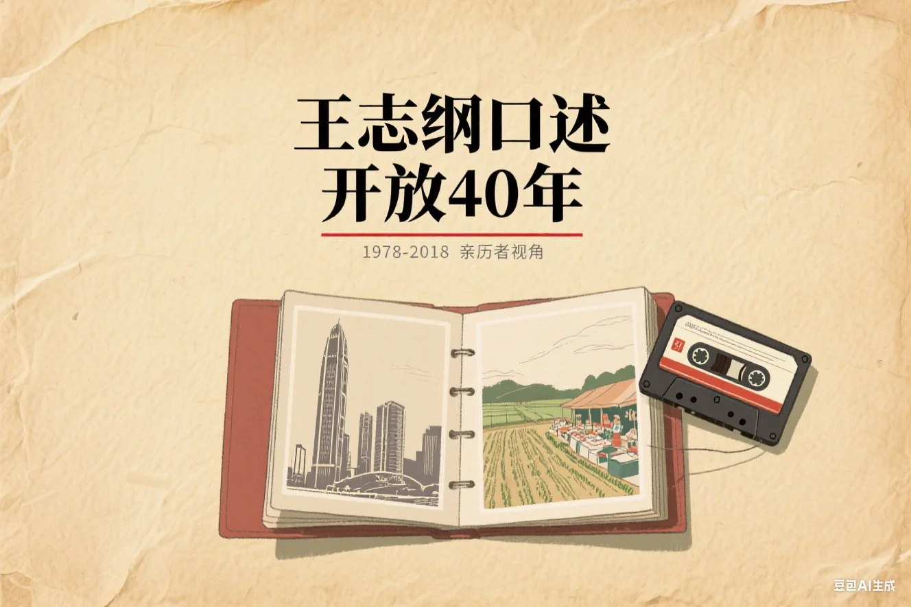 王志纲口述改革开放40年