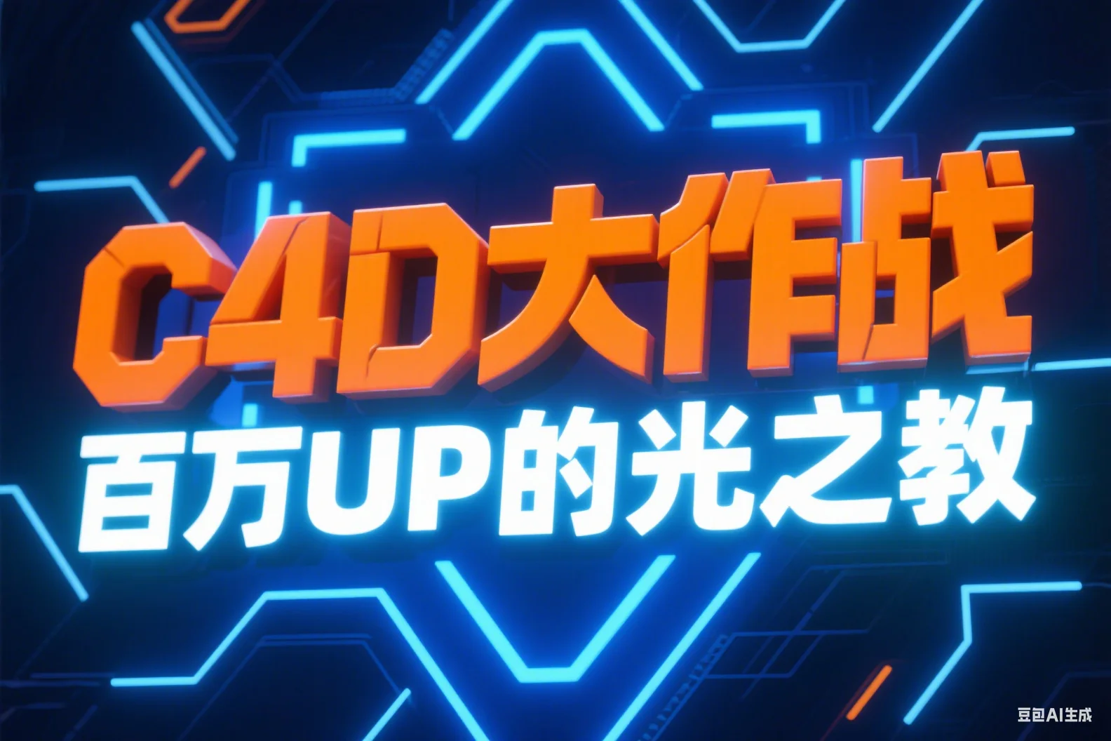 C4D大作战：百万UP的光之教程（完结）