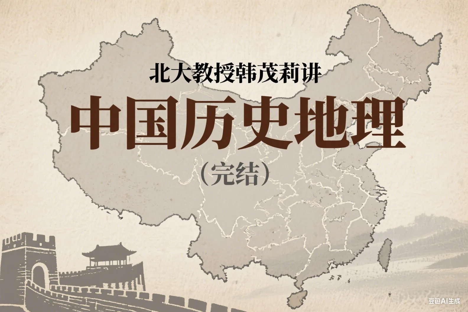 北大教授韩茂莉讲中国历史地理（完结）