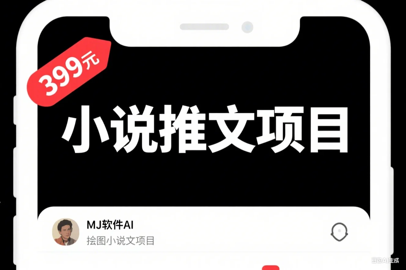 399元mj软件ai绘图小说推文项目(配套齐全)