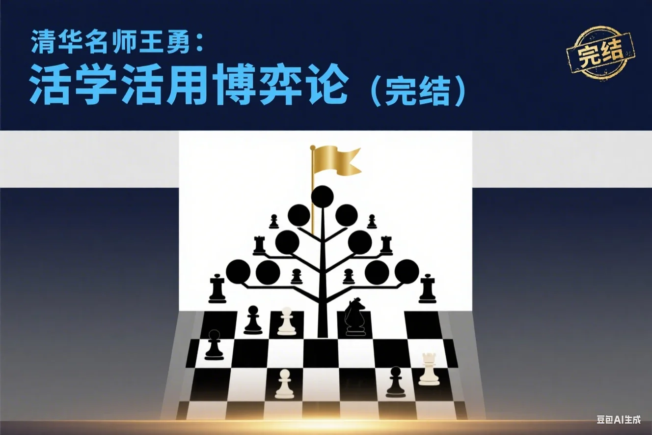 清华名师王勇：活学活用博弈论（完结）
