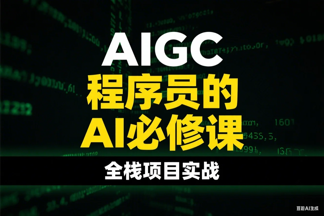 程序员的AI必修课 AIGC全栈项目实战