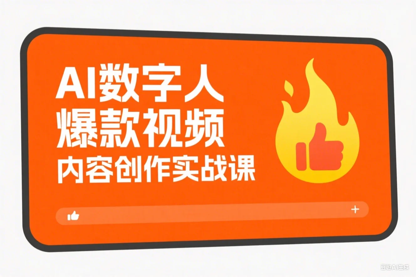 AI数字人爆款视频内容创作实战课