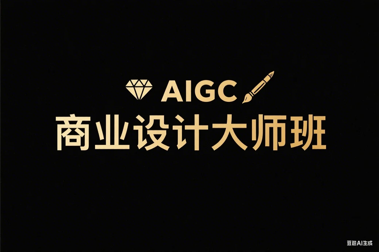 AIGC商业设计大师班