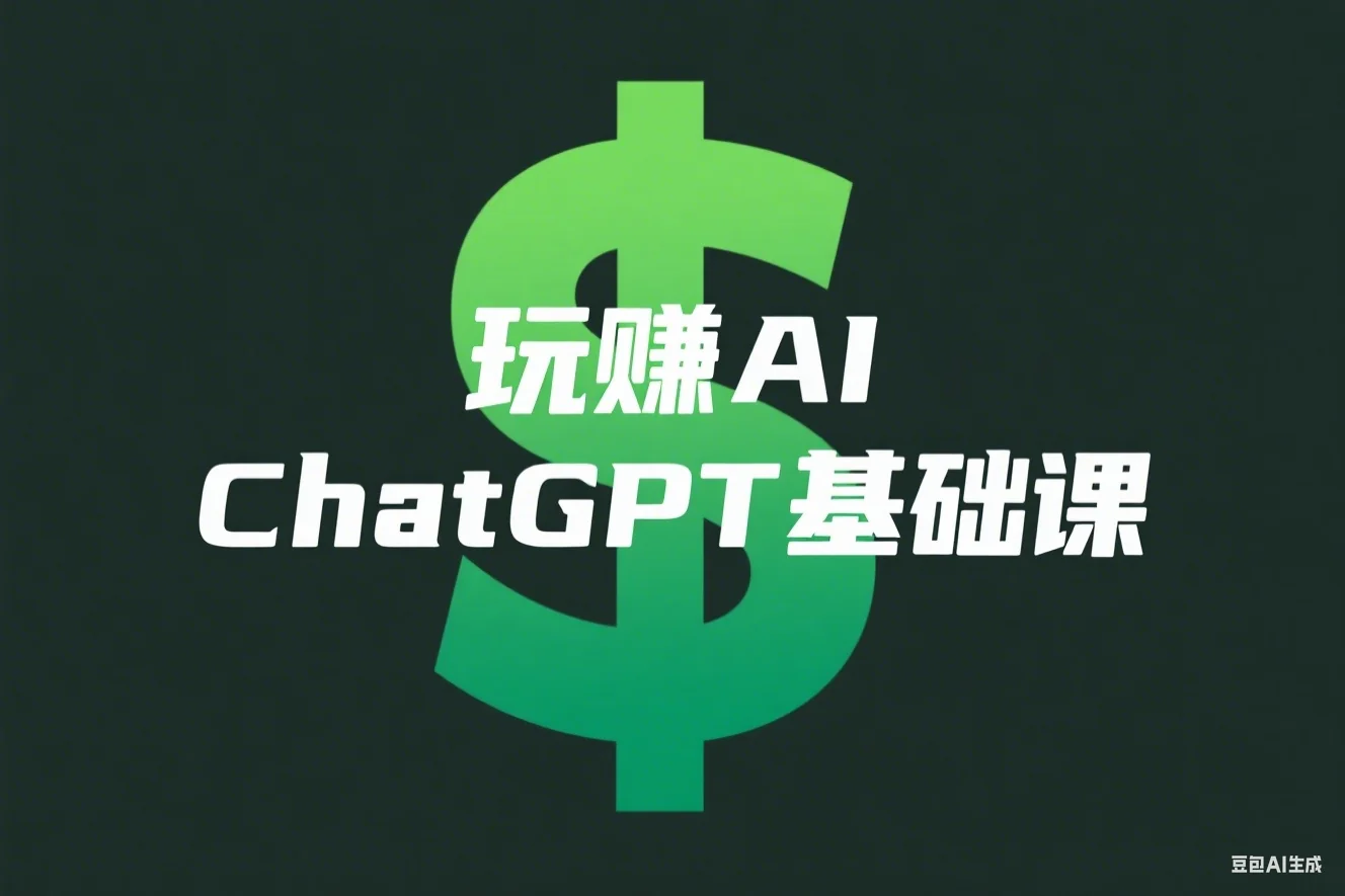 玩赚AIchatGPT 基础课