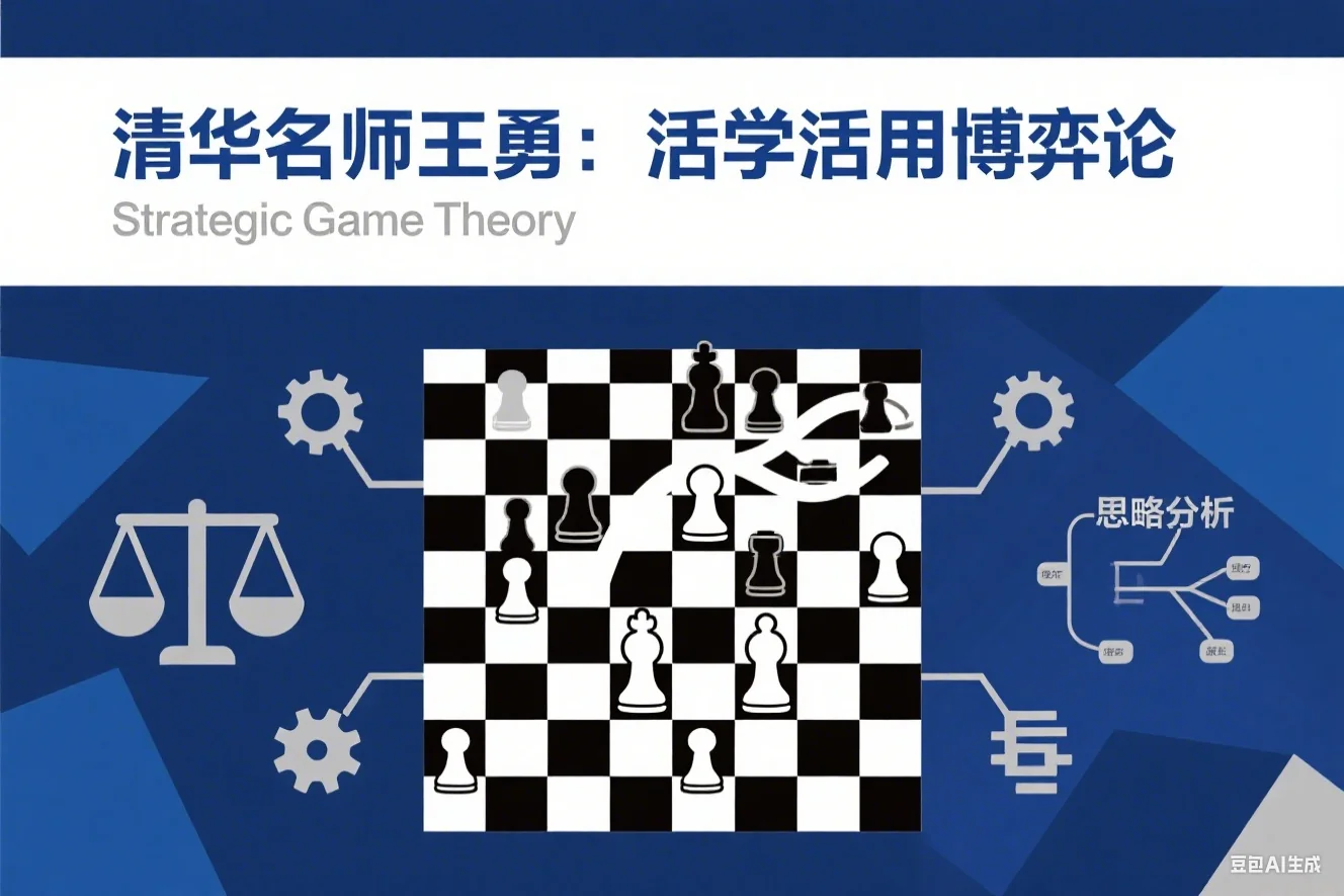 清华名师王勇：活学活用博弈论